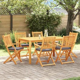 Opvouwbare stoel met kussen 6 pcs Grijs 49 x 57,5 x 92cm