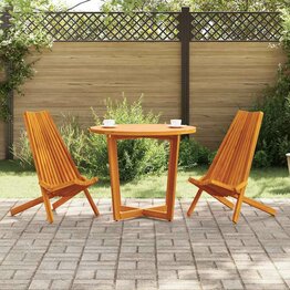 Opvouwbare Tuinstoelen 2 pcs Bruin 56 x 69 x 84 m