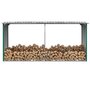 Haardhoutschuur-330x92x153-cm-gegalvaniseerd-staal-groen