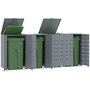 Containerberging-voor-4-containers-276x79x117-cm-staal-grijs