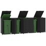 Containerberging-voor-5-containers-345x79x117-cm-staal-zwart