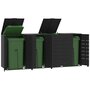 Containerberging-voor-4-containers-276x79x117-cm-staal-zwart
