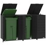 Containerberging-voor-3-containers-207x79x117-cm-staal-zwart
