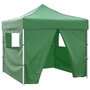 Vouwtent-met-4-zijwanden-3x3-m-groen