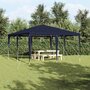 Partytent-Blauw-en-Wit-400-x-400-x-266-cm-Polyester-en-staal