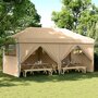 Partytent-inklapbaar-pop-up-met-4-zijwanden-beige