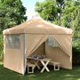 Partytent-inklapbaar-pop-up-met-4-zijwanden-beige
