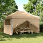 Partytent-inklapbaar-pop-up-met-4-zijwanden-beige