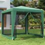 Partytent-met-4-mesh-zijwanden-25x25-m-HDPE-groen