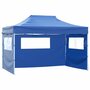 Partytent-met-3-zijwanden-inklapbaar-3x4-m-staal-blauw