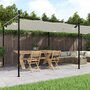 Pergola-met-uitschuifbaar-dak-589x292x230-crèmekleurig