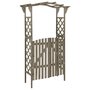 Pergola-met-poort-116x40x204-cm-massief-vurenhout-grijs