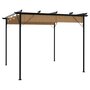Pergola-met-uittrekbaar-dak-180-g-m²-3x3-m-staal-taupe