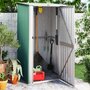Tuinschuur-1185x97x2095-cm-gegalvaniseerd-staal-groen