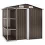 Tuinschuur-met-rek-205x130x183-cm-ijzer-bruin