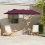 Tuinparasol-Bordeauxrood-370-x-197-x-239-cm-Poedergecoat-staal