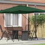 Cantilever-Roma-parasol-Groen-en-Zwart-352-x-251-x-260-cm