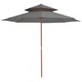 Parasol-dubbeldekker-met-houten-paal-270-cm-antraciet