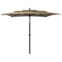Parasol-3-laags-met-aluminium-paal-25x25-m-taupe