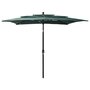 Parasol-3-laags-met-aluminium-paal-25x25-m-groen