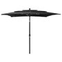 Parasol-3-laags-met-aluminium-paal-25x25-m-zwart
