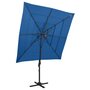 Parasol-4-laags-met-aluminium-paal-250x250-cm-azuurblauw