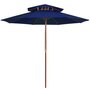 Parasol-dubbeldekker-met-houten-paal-270-cm-blauw