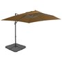 Parasol-met-draagbare-voet-taupe