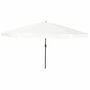Tuinparasol-Wit-en-zwart-395-x-395-x-245-cm-Polyester-en-staal
