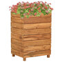 Plantenbak-verhoogd-50x40x72-cm-gerecycled-teakhout-en-staal