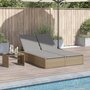 Ligbed-2-persoons-met-kussens-poly-rattan-beige
