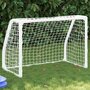 Kindervoetbaldoelen-2-st-met-bal-64x35x48-cm-metaal-wit