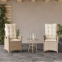 Tuinstoelen-2-st-verstelbaar-met-kussens-poly-rattan-beige