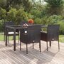 Tuinstoelen-4-st-met-kussens-poly-rattan-zwart
