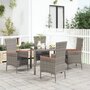 Tuinstoelen-4-st-met-kussens-poly-rattan-grijs