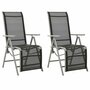 Tuinstoelen-2-st-verstelbaar-textileen-aluminium-zilverkleurig