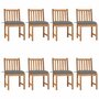 Tuinstoelen-8-st-met-kussens-massief-teakhout