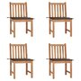 Tuinstoelen-4-st-met-kussens-massief-teakhout
