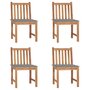 Tuinstoelen-4-st-met-kussens-massief-teakhout
