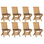 Tuinstoelen-8-st-met-antracietkleurige-kussens-massief-teakhout