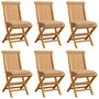Tuinstoelen-6-st-met-beige-kussens-massief-teakhout