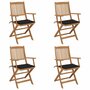 Tuinstoelen-4-st-inklapbaar-met-kussens-massief-acaciahout