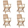 Tuinstoelen-4-st-inklapbaar-met-kussens-massief-acaciahout