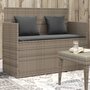 Tuinbank-met-kussens-poly-rattan-grijs