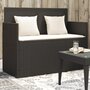 Tuinbank-met-kussens-poly-rattan-zwart