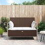 Tuinbank-2-zits-met-kussens-poly-rattan-bruin