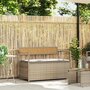 Tuinbank-met-kussen-beige-polyrotan