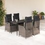 5-delige-Tuinset-met-kussens-poly-rattan-grijs