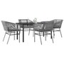 5-delige-Tuinset-met-kussens-poly-rattan-glas-grijs