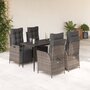 5-delige-Tuinset-met-kussens-poly-rattan-grijs